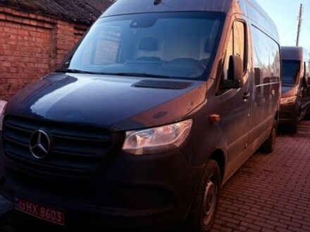 Синий Мерседес Sprinter, объемом двигателя 2.2 л и пробегом 112 тыс. км за 18999 $, фото 1 на Automoto.ua