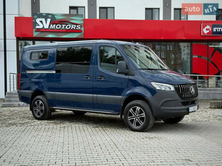 Мерседес Sprinter 2021 в Черновцах на Automoto.ua Синий Мерседес Sprinter, объемом двигателя 2.99 л и пробегом 37 тыс. км за 89000 $, фото 1 на Automoto.ua
