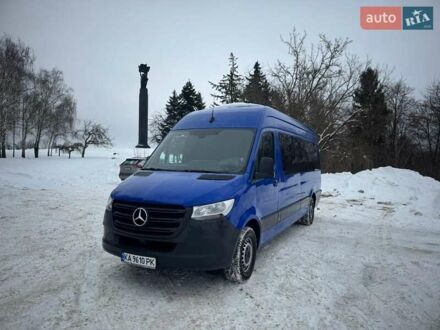 Синий Мерседес Sprinter, объемом двигателя 2.2 л и пробегом 282 тыс. км за 35000 $, фото 1 на Automoto.ua
