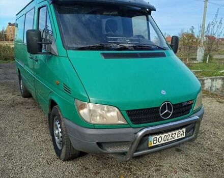 Зеленый Мерседес Sprinter, объемом двигателя 2.69 л и пробегом 359 тыс. км за 6000 $, фото 4 на Automoto.ua