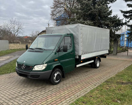 Зеленый Мерседес Sprinter, объемом двигателя 2.2 л и пробегом 426 тыс. км за 14600 $, фото 1 на Automoto.ua