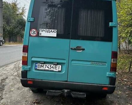 Зеленый Мерседес Sprinter, объемом двигателя 2.9 л и пробегом 770 тыс. км за 7500 $, фото 3 на Automoto.ua