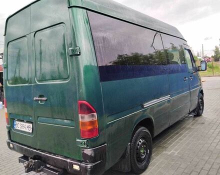 Зеленый Мерседес Sprinter, объемом двигателя 2.9 л и пробегом 484 тыс. км за 6700 $, фото 1 на Automoto.ua