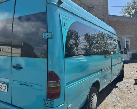 Зеленый Мерседес Sprinter, объемом двигателя 2.9 л и пробегом 550 тыс. км за 7000 $, фото 3 на Automoto.ua