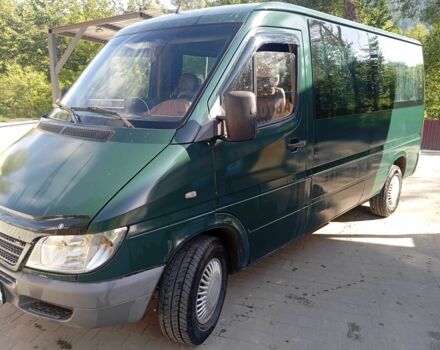 Зеленый Мерседес Sprinter, объемом двигателя 2.1 л и пробегом 560 тыс. км за 6900 $, фото 2 на Automoto.ua