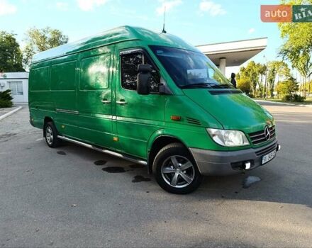 Зеленый Мерседес Sprinter, объемом двигателя 2.7 л и пробегом 540 тыс. км за 16700 $, фото 22 на Automoto.ua