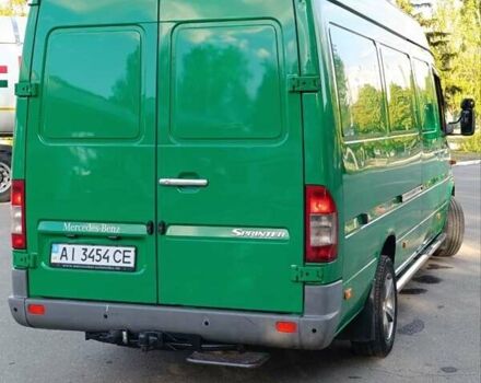 Зеленый Мерседес Sprinter, объемом двигателя 2.7 л и пробегом 540 тыс. км за 16700 $, фото 13 на Automoto.ua