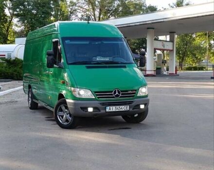 Зеленый Мерседес Sprinter, объемом двигателя 2.7 л и пробегом 540 тыс. км за 16700 $, фото 21 на Automoto.ua