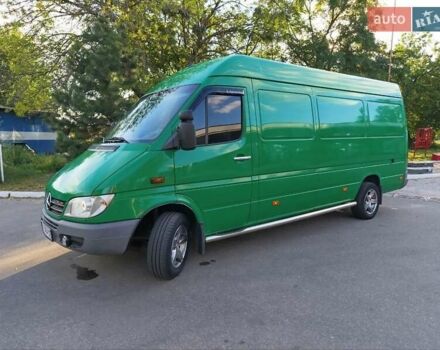 Зеленый Мерседес Sprinter, объемом двигателя 2.7 л и пробегом 540 тыс. км за 16700 $, фото 20 на Automoto.ua