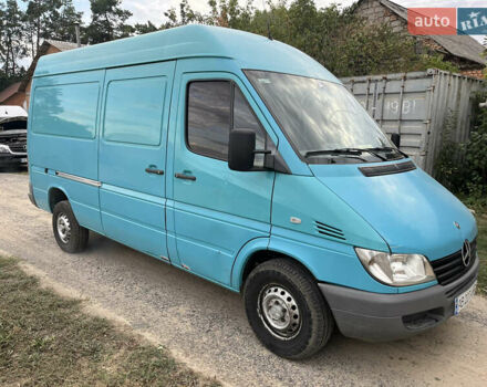 Зеленый Мерседес Sprinter, объемом двигателя 2.69 л и пробегом 400 тыс. км за 7950 $, фото 3 на Automoto.ua
