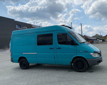 Зелений Мерседес Sprinter, об'ємом двигуна 2.2 л та пробігом 203 тис. км за 10500 $, фото 1 на Automoto.ua