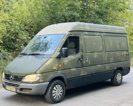 Зеленый Мерседес Sprinter, объемом двигателя 2.2 л и пробегом 280 тыс. км за 2800 $, фото 7 на Automoto.ua