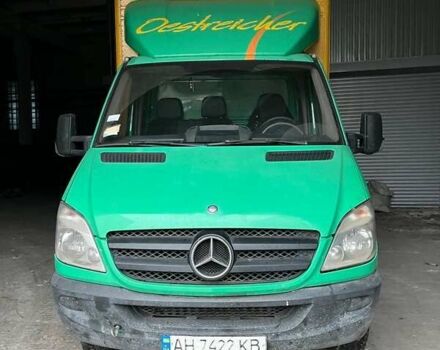 Зеленый Мерседес Sprinter, объемом двигателя 2.15 л и пробегом 420 тыс. км за 13990 $, фото 1 на Automoto.ua