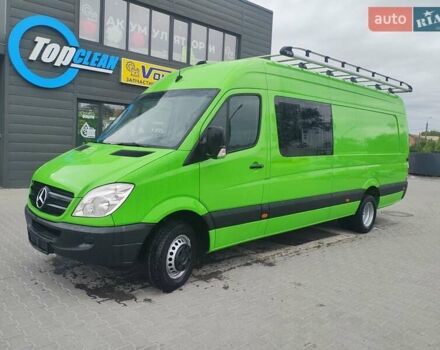Зеленый Мерседес Sprinter, объемом двигателя 2.2 л и пробегом 267 тыс. км за 19999 $, фото 1 на Automoto.ua