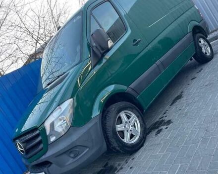 Зеленый Мерседес Sprinter, объемом двигателя 2.1 л и пробегом 315 тыс. км за 14700 $, фото 2 на Automoto.ua