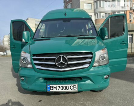 Зеленый Мерседес Sprinter, объемом двигателя 3 л и пробегом 430 тыс. км за 39999 $, фото 2 на Automoto.ua