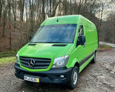 Зеленый Мерседес Sprinter, объемом двигателя 3 л и пробегом 235 тыс. км за 27500 $, фото 15 на Automoto.ua