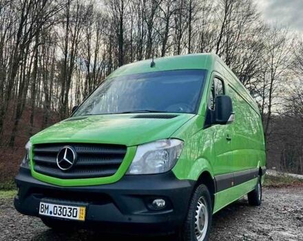 Зеленый Мерседес Sprinter, объемом двигателя 3 л и пробегом 235 тыс. км за 27500 $, фото 3 на Automoto.ua