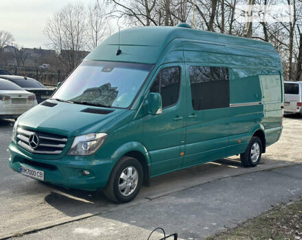 Зеленый Мерседес Sprinter, объемом двигателя 3 л и пробегом 430 тыс. км за 39999 $, фото 12 на Automoto.ua