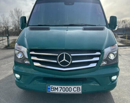 Зелений Мерседес Sprinter, об'ємом двигуна 3 л та пробігом 430 тис. км за 45000 $, фото 1 на Automoto.ua