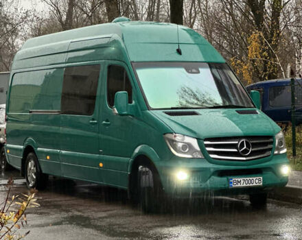 Зелений Мерседес Sprinter, об'ємом двигуна 3 л та пробігом 430 тис. км за 45000 $, фото 67 на Automoto.ua