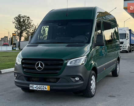 Зеленый Мерседес Sprinter, объемом двигателя 2.2 л и пробегом 271 тыс. км за 28700 $, фото 17 на Automoto.ua