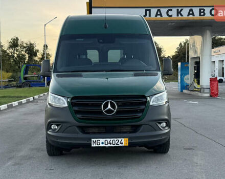 Зеленый Мерседес Sprinter, объемом двигателя 2.2 л и пробегом 271 тыс. км за 28700 $, фото 16 на Automoto.ua