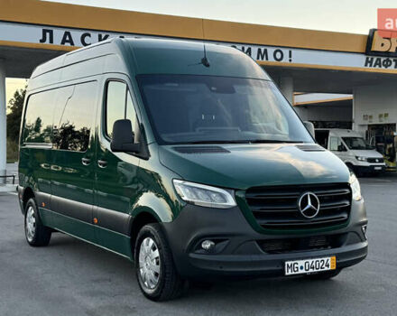 Зеленый Мерседес Sprinter, объемом двигателя 2.2 л и пробегом 271 тыс. км за 28700 $, фото 14 на Automoto.ua