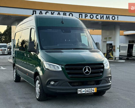 Зеленый Мерседес Sprinter, объемом двигателя 2.2 л и пробегом 271 тыс. км за 28700 $, фото 15 на Automoto.ua
