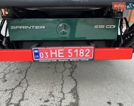 Зелений Мерседес Sprinter, об'ємом двигуна 2.2 л та пробігом 170 тис. км за 31999 $, фото 14 на Automoto.ua