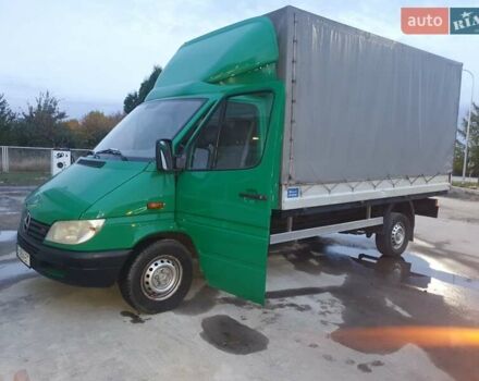 Зеленый Мерседес Sprinter, объемом двигателя 2.15 л и пробегом 350 тыс. км за 10500 $, фото 1 на Automoto.ua