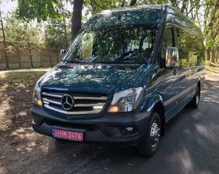 Зеленый Мерседес Sprinter, объемом двигателя 3 л и пробегом 296 тыс. км за 49900 $, фото 14 на Automoto.ua