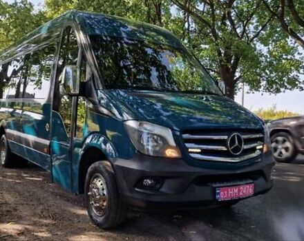 Зеленый Мерседес Sprinter, объемом двигателя 3 л и пробегом 296 тыс. км за 49900 $, фото 4 на Automoto.ua