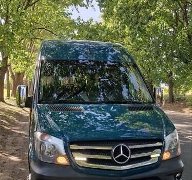 Зеленый Мерседес Sprinter, объемом двигателя 3 л и пробегом 296 тыс. км за 49900 $, фото 12 на Automoto.ua