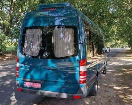Зеленый Мерседес Sprinter, объемом двигателя 3 л и пробегом 296 тыс. км за 49900 $, фото 3 на Automoto.ua