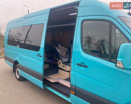 Зеленый Мерседес Sprinter, объемом двигателя 3 л и пробегом 845 тыс. км за 23900 $, фото 9 на Automoto.ua