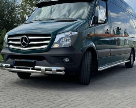 Зеленый Мерседес Sprinter, объемом двигателя 2.2 л и пробегом 400 тыс. км за 20500 $, фото 1 на Automoto.ua