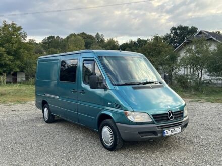 Зелений Мерседес Sprinter, об'ємом двигуна 2.2 л та пробігом 710 тис. км за 7529 $, фото 1 на Automoto.ua