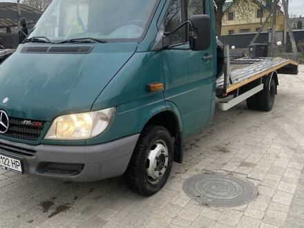 Зелений Мерседес Sprinter, об'ємом двигуна 2.7 л та пробігом 550 тис. км за 14000 $, фото 1 на Automoto.ua