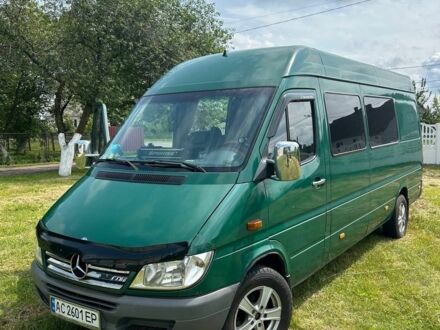 Мерседес Sprinter 2005 в Ратно на Automoto.ua Зеленый Мерседес Sprinter, объемом двигателя 2.7 л и пробегом 800 тыс. км за 9200 $, фото 1 на Automoto.ua