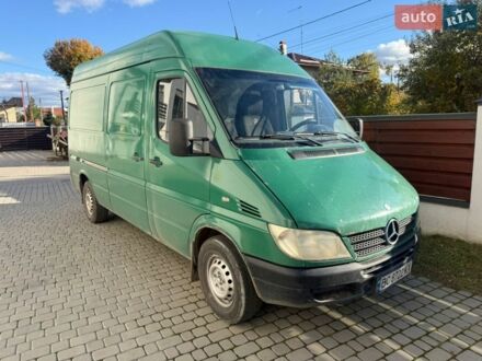 Зеленый Мерседес Sprinter, объемом двигателя 2.2 л и пробегом 650 тыс. км за 6900 $, фото 1 на Automoto.ua