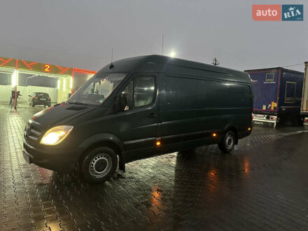 Зеленый Мерседес Sprinter, объемом двигателя 2.15 л и пробегом 549 тыс. км за 9200 $, фото 1 на Automoto.ua