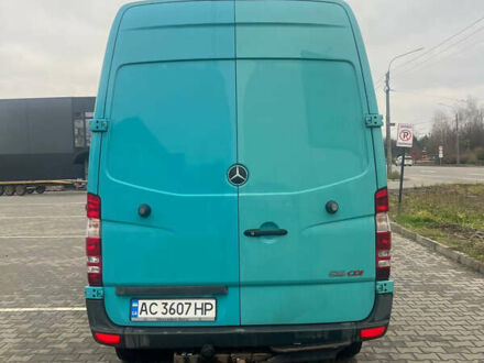 Зелений Мерседес Sprinter, об'ємом двигуна 2.14 л та пробігом 209 тис. км за 15500 $, фото 1 на Automoto.ua