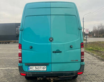Зеленый Мерседес Sprinter, объемом двигателя 2.14 л и пробегом 209 тыс. км за 15500 $, фото 1 на Automoto.ua