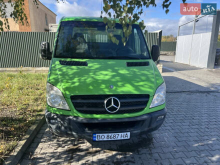 Зелений Мерседес Sprinter, об'ємом двигуна 2.14 л та пробігом 397 тис. км за 12100 $, фото 1 на Automoto.ua