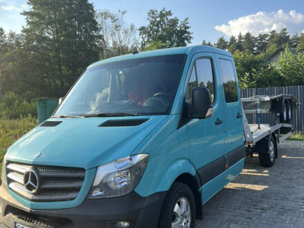 Зеленый Мерседес Sprinter, объемом двигателя 2.14 л и пробегом 350 тыс. км за 20500 $, фото 1 на Automoto.ua