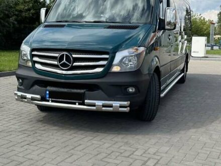 Зеленый Мерседес Sprinter, объемом двигателя 2.2 л и пробегом 400 тыс. км за 20500 $, фото 1 на Automoto.ua