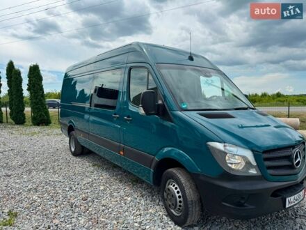 Зеленый Мерседес Sprinter, объемом двигателя 2.14 л и пробегом 237 тыс. км за 27500 $, фото 1 на Automoto.ua