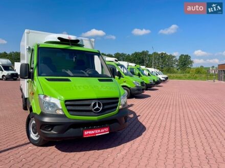 Зеленый Мерседес Sprinter, объемом двигателя 2.1 л и пробегом 326 тыс. км за 24900 $, фото 1 на Automoto.ua