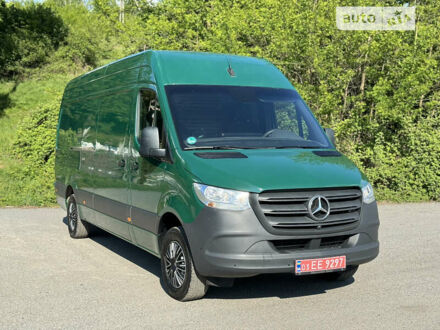 Зеленый Мерседес Sprinter, объемом двигателя 2.2 л и пробегом 213 тыс. км за 28000 $, фото 1 на Automoto.ua